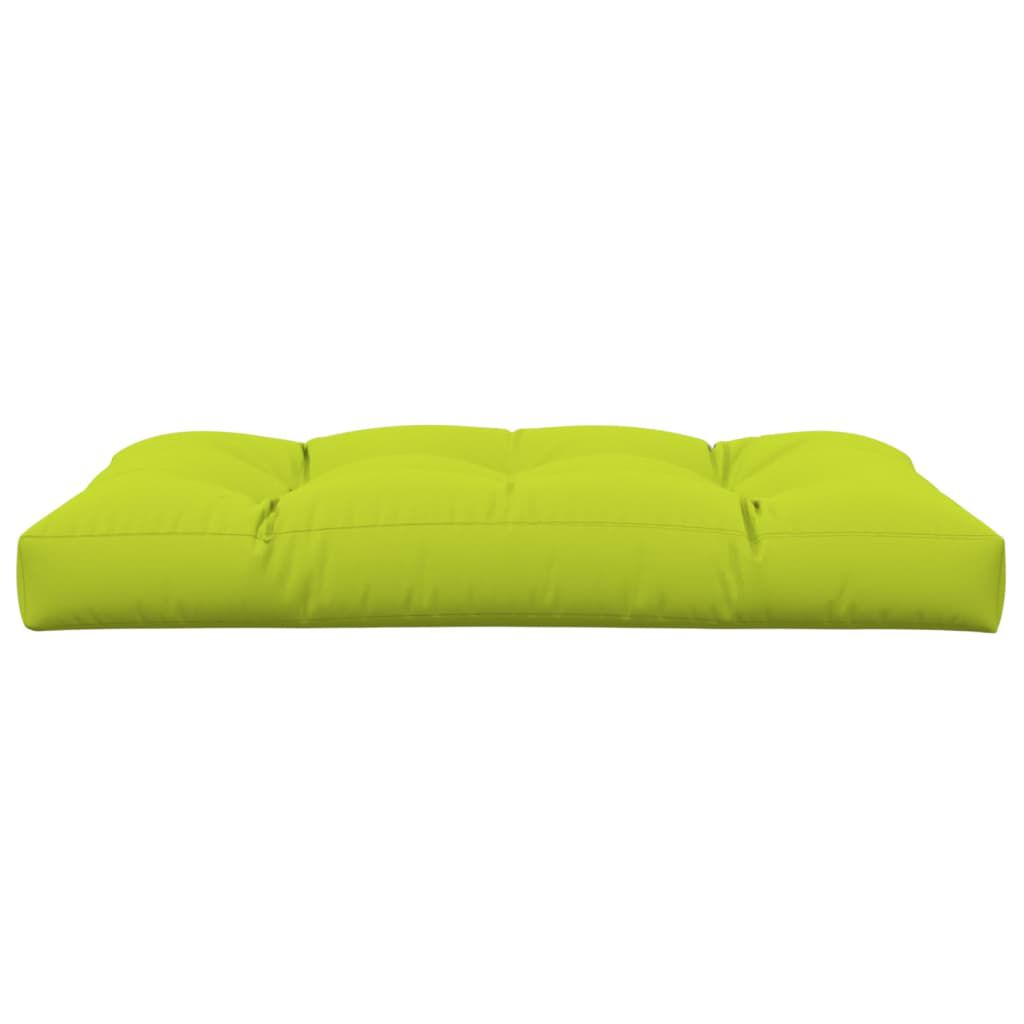vidaXL Pallet Cushion Bright Green 120x80x12 cm Fabric