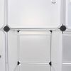 vidaXL Modular Cabinet 14 Compartments White 37x146x180.5 cm