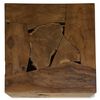 vidaXL Coffee Table 50x50x35 cm Genuine Teak Brown