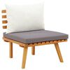 vidaXL 7 Piece Garden Lounge Set with Cushions Solid Wood Acacia