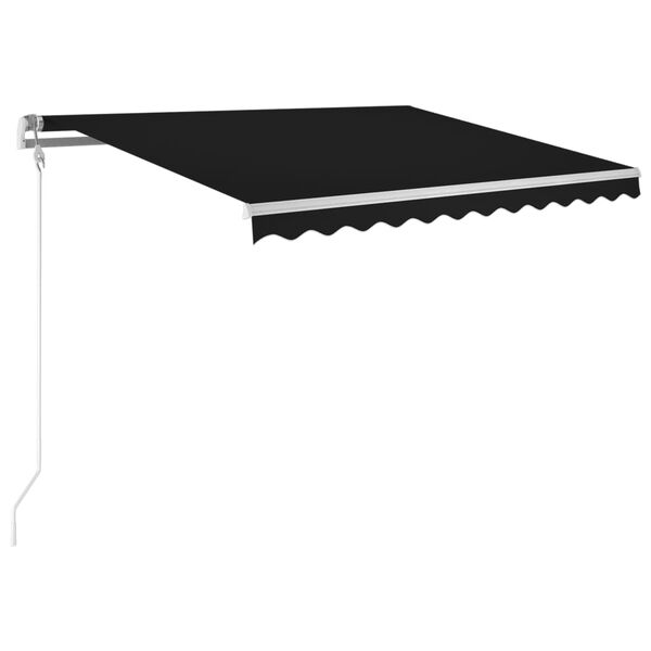 vidaXL Automatic Retractable Awning 300x250 cm Anthracite