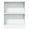 vidaXL Bookshelf White 60x24x76 cm Engineered Wood