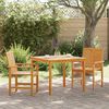 vidaXL Garden Dining Set 3 pcs Brown 90 x 90 x 74 cm Solid acacia wood