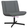 vidaXL Swivel Chair Manual Dark grey 63 x 75 x 76 cm Fabric