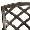 vidaXL Garden Chairs 6 pcs Cast Aluminium Bronze