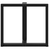 vidaXL Dining Table Legs T-Shaped&nbsp;2 pcs Black 80x35x(72-73) cm Steel