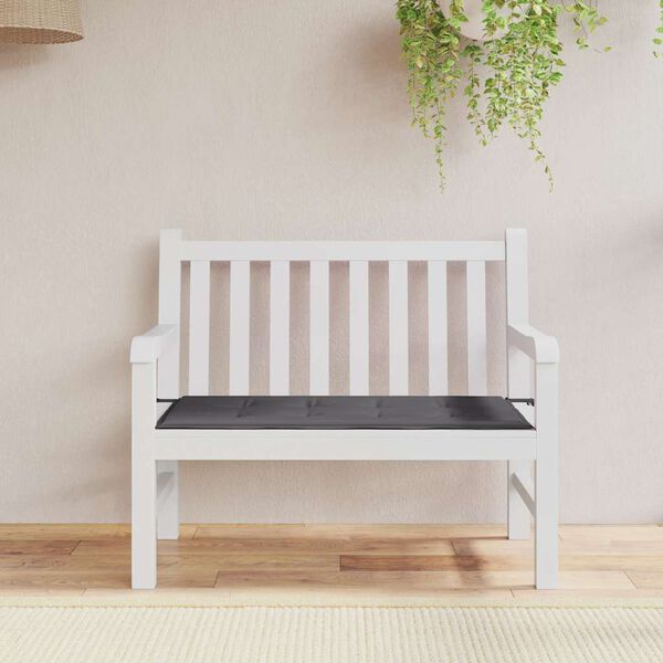 vidaXL Garden Bench Cushion Anthracite 120x50x4 cm Oxford Fabric