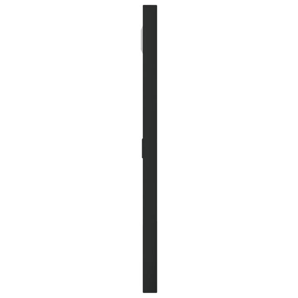 vidaXL Wall Mirror Black 30x30 cm Square Iron