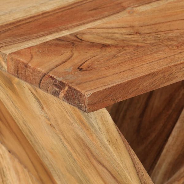vidaXL Side Table 35x35x55 cm Solid Wood Acacia
