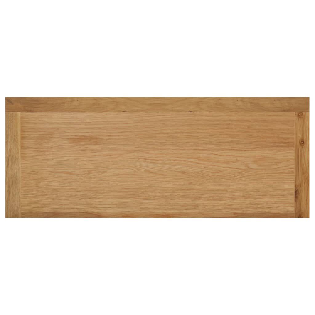vidaXL Wine Cabinet for 11 Bottles 80x32x80 cm Solid Oak Wood