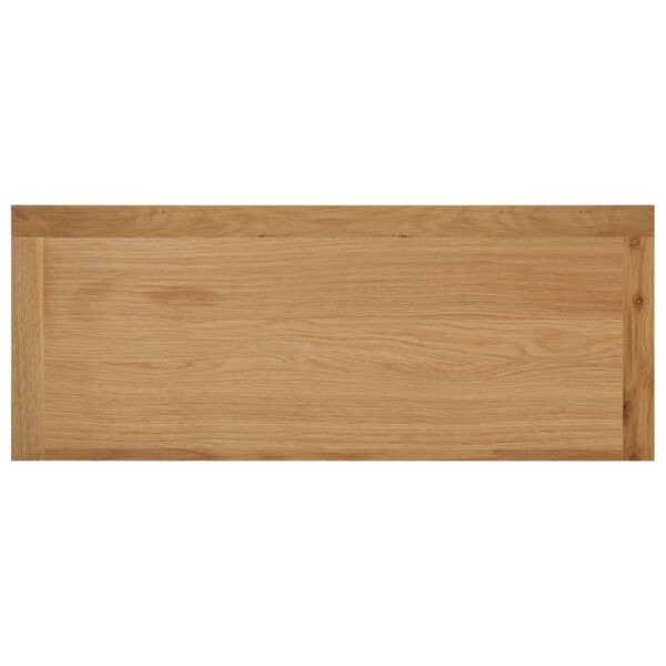 vidaXL Wine Cabinet for 11 Bottles 80x32x80 cm Solid Oak Wood