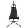 vidaXL Garden Swing Chair with Cushion Dark Grey Oxford Fabric&Steel