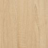 vidaXL Desk Sonoma Oak 90x50x74 cm Engineered Wood