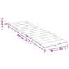vidaXL Sun Lounger Cushion Pink Oxford Fabric