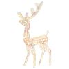 vidaXL Acrylic Reindeer Christmas Decorations 3 pcs 120cm Multicolour
