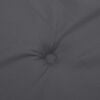 vidaXL Deck Chair Cushion Anthracite (75+105)x50x4 cm