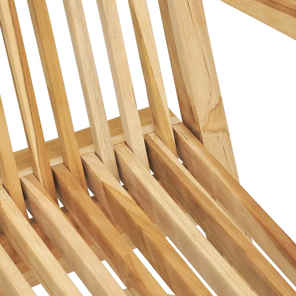 vidaXL 5 Piece Outdoor Dining Set Solid Teak Wood