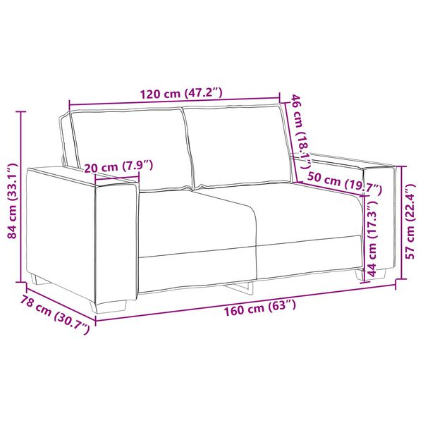 vidaXL 3 Piece Sofa Set with Cushions Dark Grey Fabric