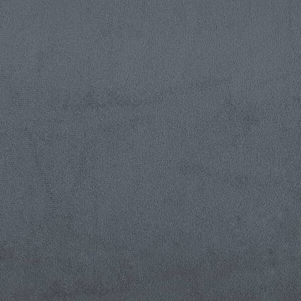 vidaXL Bed Frame without Mattress "Hanko" Dark Grey 137x190 cm Double Velvet