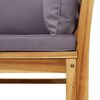 vidaXL 6 Piece Garden Lounge Set with Cushions Solid Wood Acacia