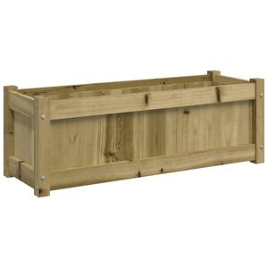 vidaXL Garden Planter 90x31x31 cm Impregnated Wood Pine