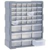 vidaXL Multi-drawer Organiser with 39 Drawers 38x16x47 cm