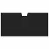 vidaXL Bathroom Sink Cabinet Black 60x30x60 cm Engineered Wood