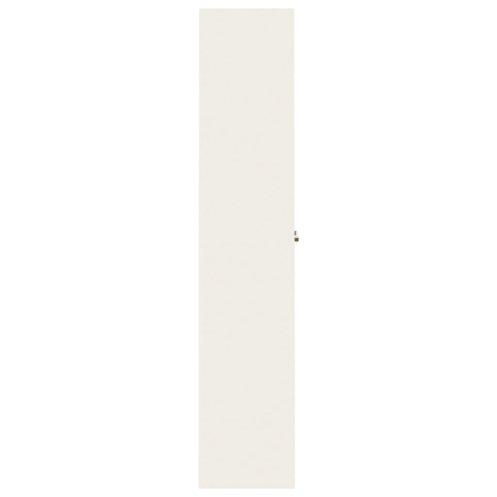 vidaXL File Cabinet White 90x40x200 cm Steel
