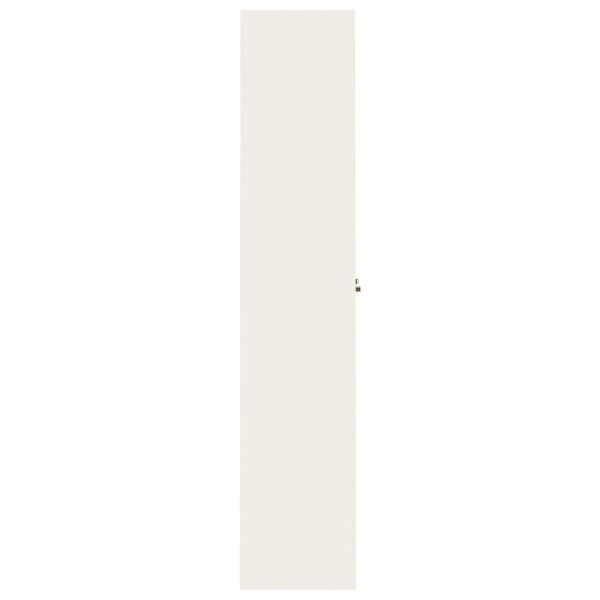 vidaXL File Cabinet White 90x40x200 cm Steel