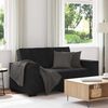 vidaXL 2-Seater Sofa Black 160x78x84 cm Velvet