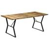 vidaXL Dining Table 180x90x76 cm Solid Reclaimed Wood