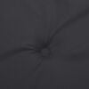 vidaXL Garden Bench Cushion Black 120x50x4 cm Oxford Fabric