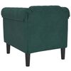 vidaXL Sofa Chair Dark Green Velvet