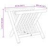 vidaXL Magazine Rack 42x30.5x34.5 cm Bamboo