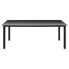 vidaXL 7 Piece Garden Dining Set Black and Brown