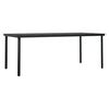 vidaXL 9 Piece Garden Dining Set Grey