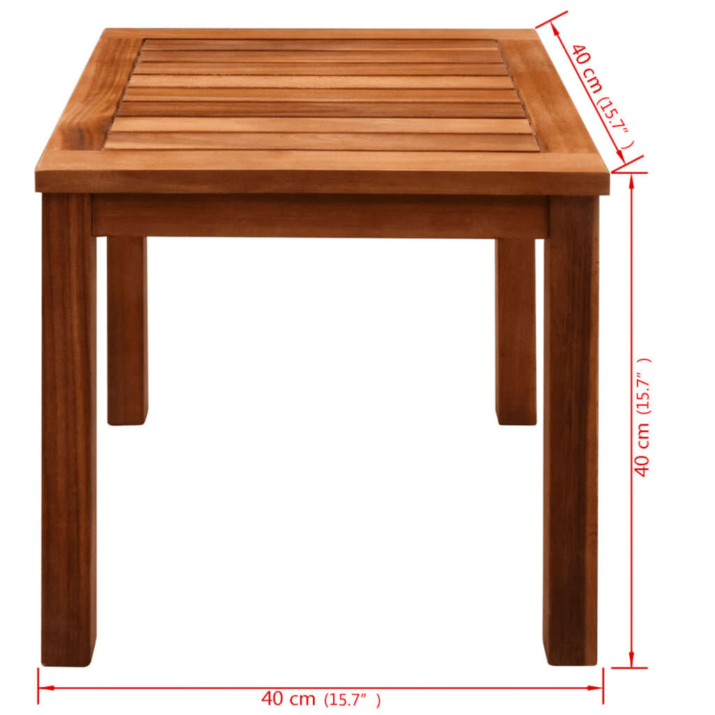 vidaXL 9 Piece Outdoor Dining Set with Cushions Solid Acacia Wood