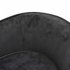 vidaXL Dog Sofa Dark Grey 69x49x40 cm Plush