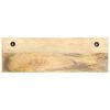 vidaXL Wall Mounted Coat Rack 60x15x20 cm Solid Rough Mango Wood