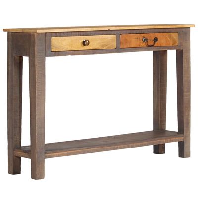 vidaXL Console Table Solid Wood Vintage 118x30x80 cm