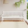 vidaXL Garden Bench Cushion Melange Cream 200x50x7 cm Fabric