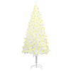 vidaXL Artificial Pre-lit Christmas Tree White 210 cm