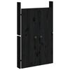 vidaXL Outdoor Kitchen Doors MEPPEL Black 50x9x82 cm Solid Wood Pine