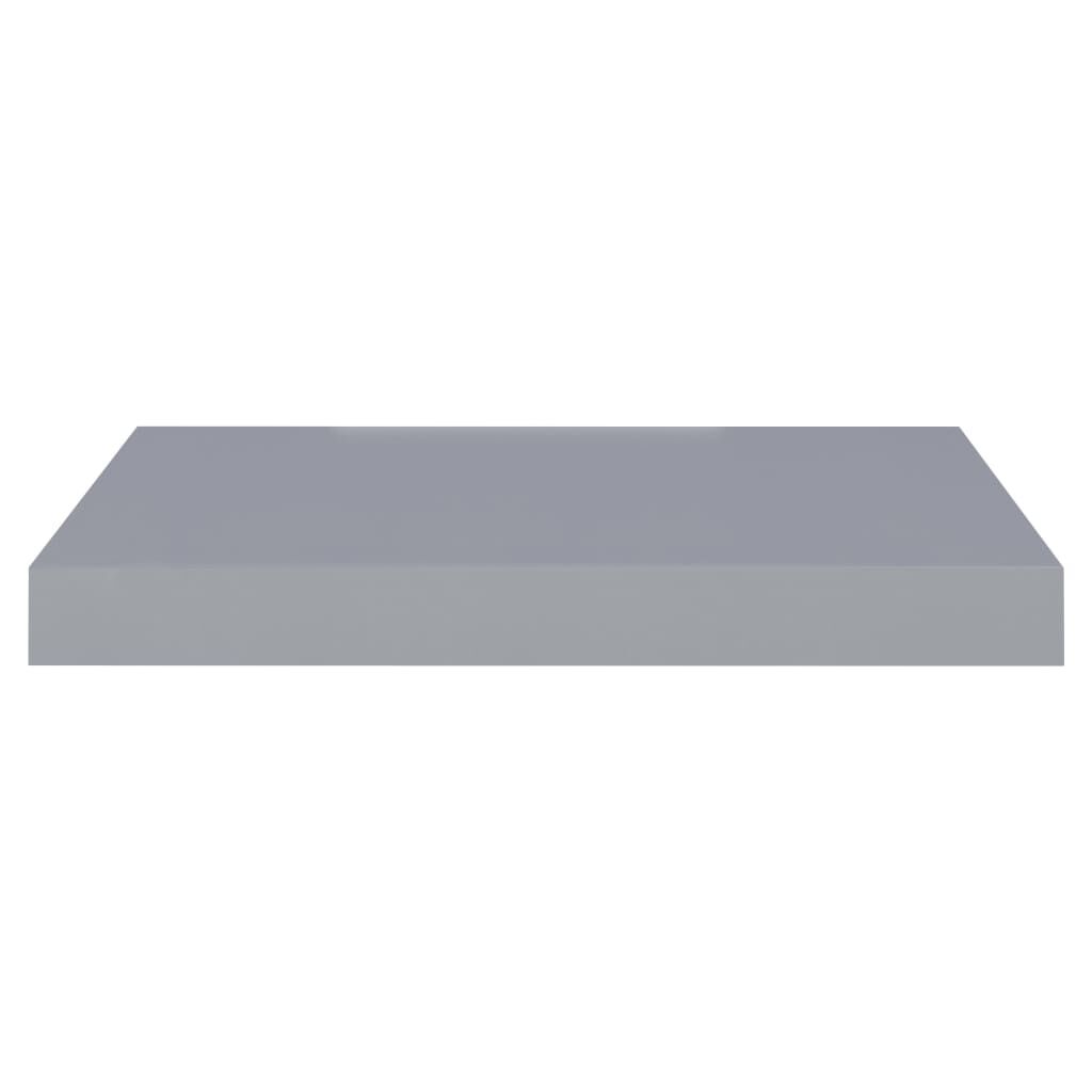 vidaXL Floating Wall Shelf Grey 40x23x3.8 cm MDF