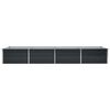 vidaXL Garden Raised Bed Anthracite 320x80x45 cm Galvanised Steel
