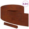 vidaXL Lawn Edging Rusty 450 x 0.05 x 25 cm Weathering Steel