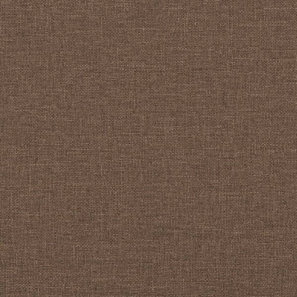 vidaXL Sofa 2-Seater Brown Faux Suede Leather