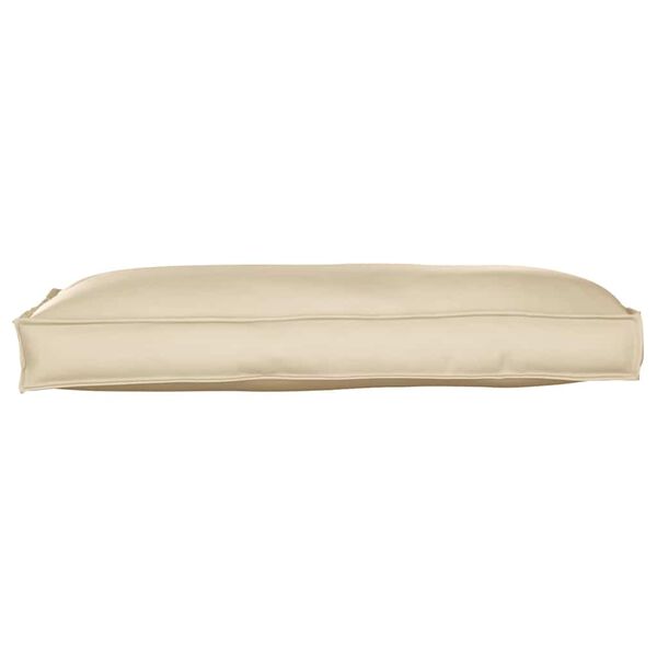 vidaXL Cushion Beige 120 x 60 x 12 cm Oxford Fabric
