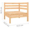vidaXL Garden 2-Seater Sofa Solid Pinewood