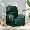 vidaXL Electric Massage Recliner Chair Dark Green Velvet